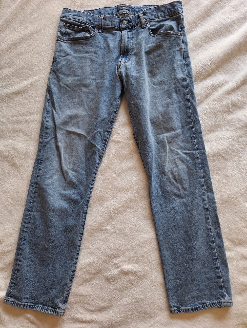 Polo Ralph Lauren Men's Sullivan Slim Stretch Jeans Light Wash Blue Size 34x30